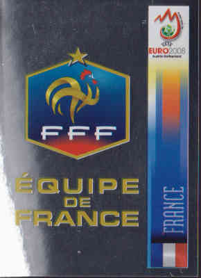 Team Foil Badge France #337 Panini Euro 2008 